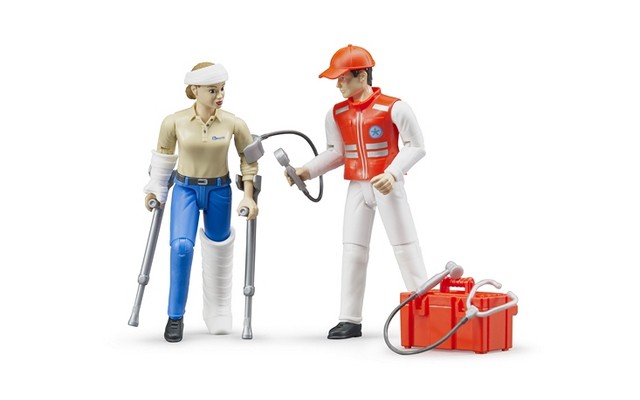 Bruder Ambulance Figure Set